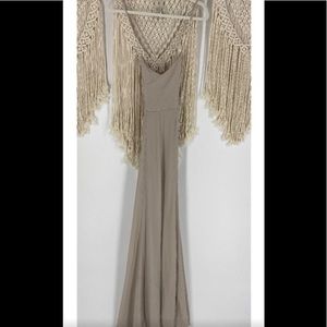 Show Me Your Mumu Godshow Gown XS Show Me The Ring Crisp